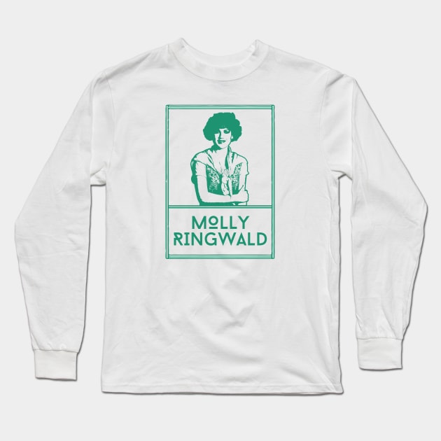 Molly ringwald\\retro fan art Long Sleeve T-Shirt by MisterPumpkin